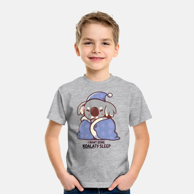 I Want Some Koalaty Sleep-youth basic tee-TechraNova