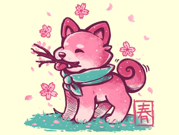 Spring Time Shiba