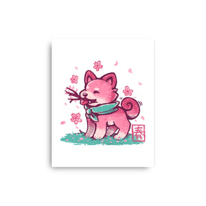 Spring Time Shiba