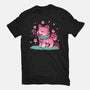 Spring Time Shiba-womens fitted tee-TechraNova
