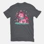 Spring Time Shiba-womens fitted tee-TechraNova