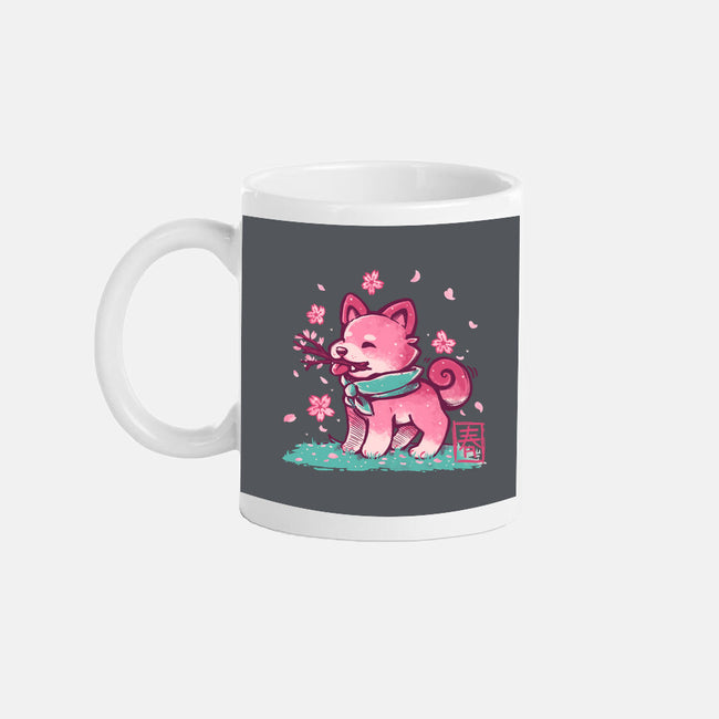 Spring Time Shiba-none mug drinkware-TechraNova