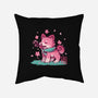 Spring Time Shiba-none removable cover w insert throw pillow-TechraNova
