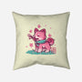 Spring Time Shiba-none removable cover w insert throw pillow-TechraNova