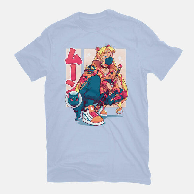 Waxing Moon-womens basic tee-Bruno Mota