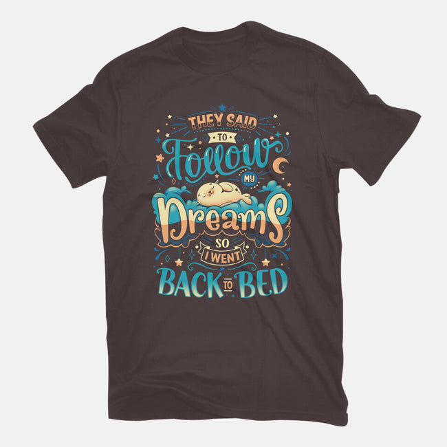 Back To Dreaming-womens basic tee-Snouleaf