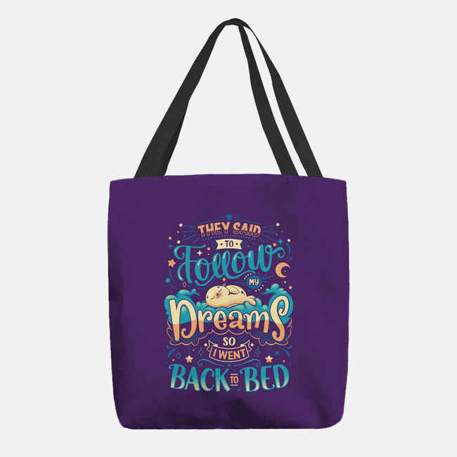 Back To Dreaming-none basic tote bag-Snouleaf