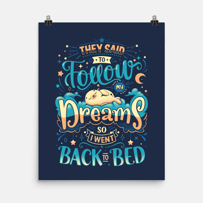 Back To Dreaming-none matte poster-Snouleaf