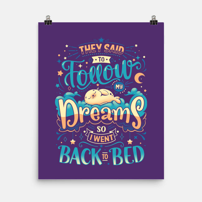 Back To Dreaming-none matte poster-Snouleaf