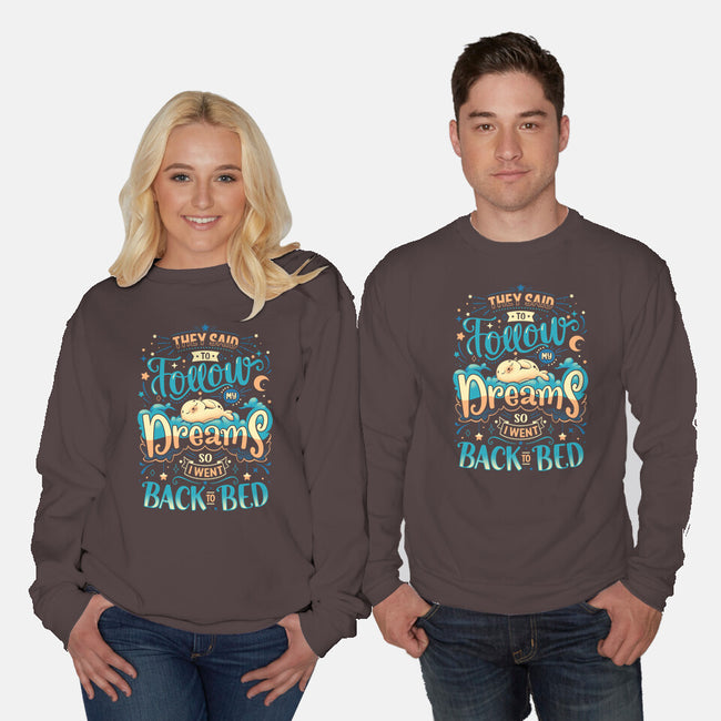 Back To Dreaming-unisex crew neck sweatshirt-Snouleaf