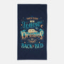 Back To Dreaming-none beach towel-Snouleaf