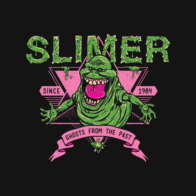 Slimer-none removable cover throw pillow-manospd