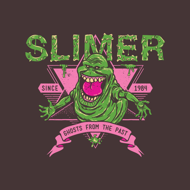 Slimer-none removable cover w insert throw pillow-manospd