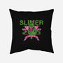 Slimer-none removable cover w insert throw pillow-manospd