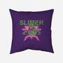 Slimer-none removable cover w insert throw pillow-manospd