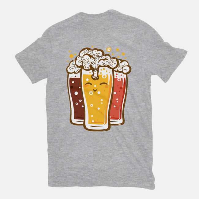 Beers And Cats-mens basic tee-erion_designs