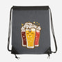 Beers And Cats-none drawstring bag-erion_designs
