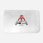 Ink Starfighter-none memory foam bath mat-retrodivision