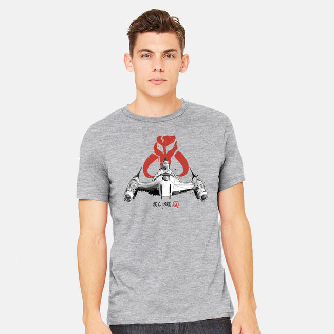 Ink Starfighter-mens heavyweight tee-retrodivision