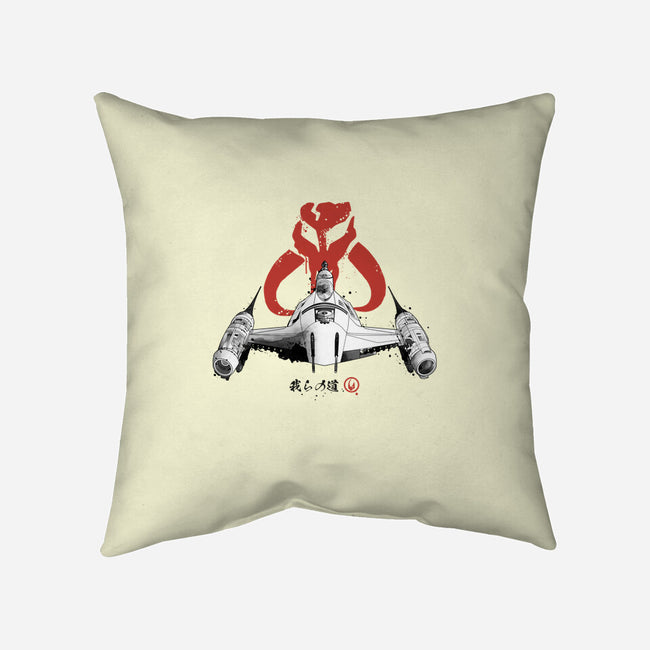 Ink Starfighter-none removable cover throw pillow-retrodivision