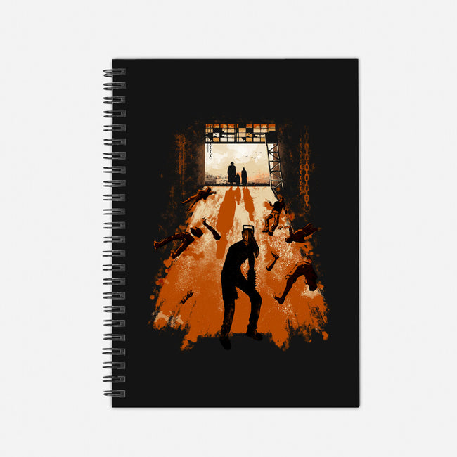 The Devil Hunter-none dot grid notebook-IKILO