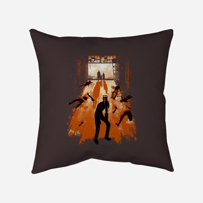 The Devil Hunter-none removable cover w insert throw pillow-IKILO