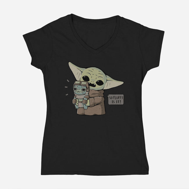 Fluffy Anzellan-womens v-neck tee-xMorfina