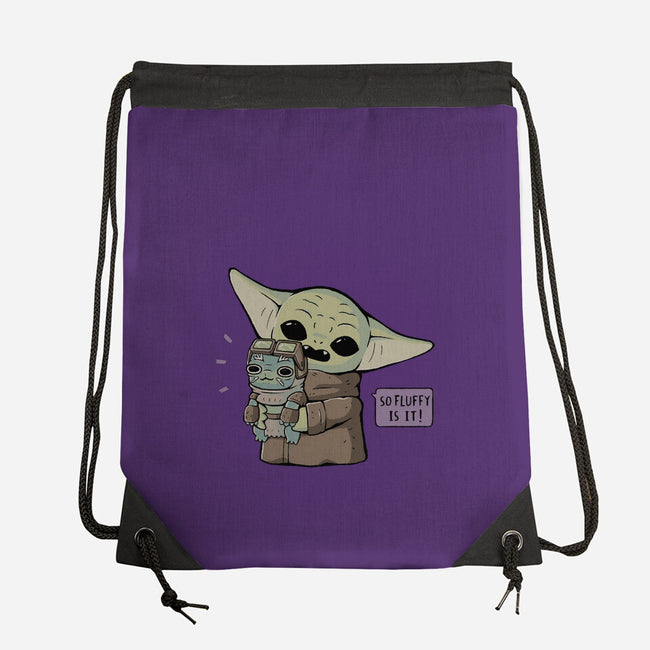 Fluffy Anzellan-none drawstring bag-xMorfina