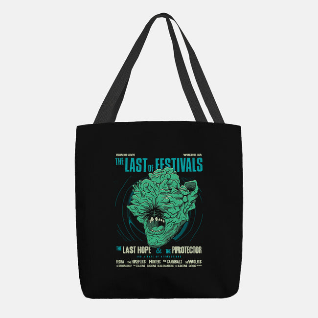 The Last Of Festivals-none basic tote bag-zawitees