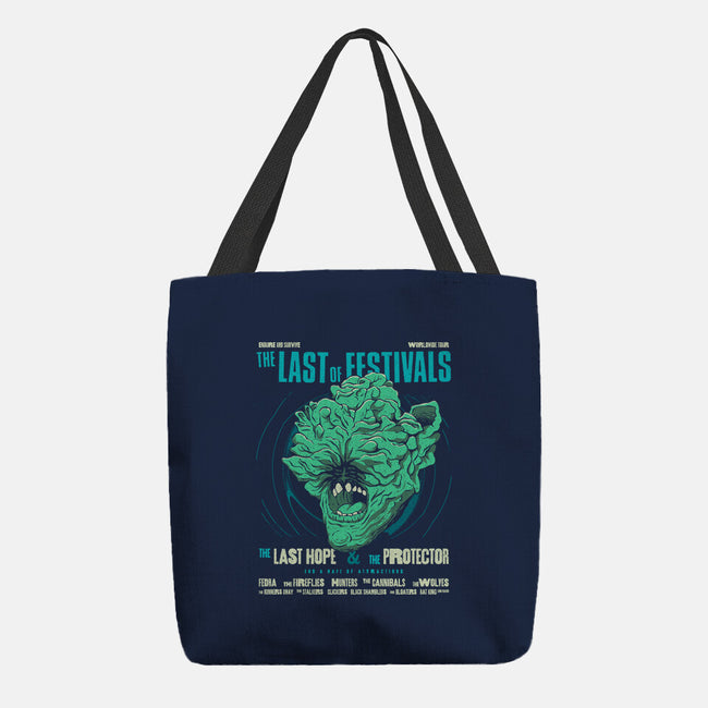 The Last Of Festivals-none basic tote bag-zawitees