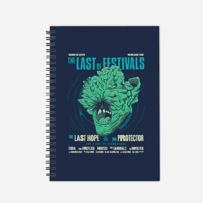 The Last Of Festivals-none dot grid notebook-zawitees