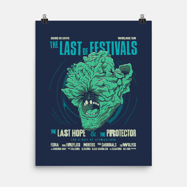 The Last Of Festivals-none matte poster-zawitees