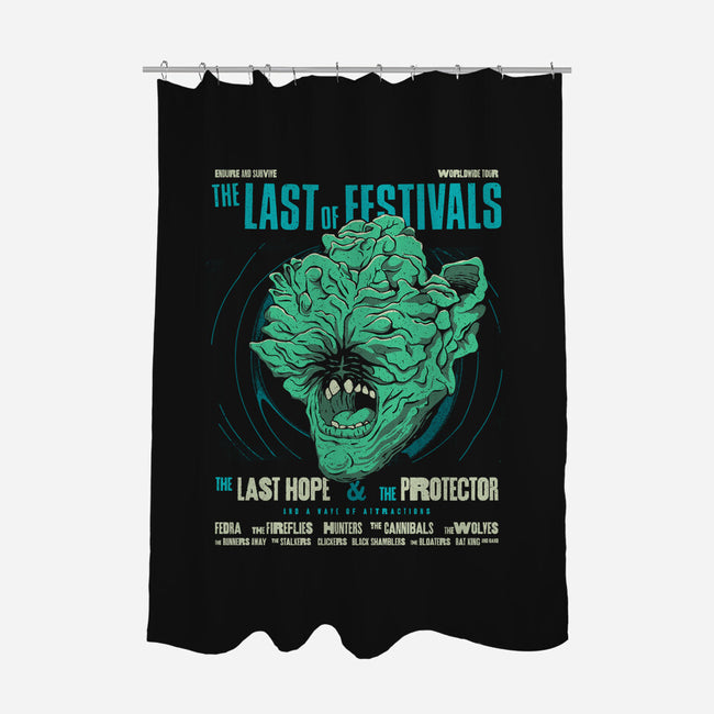 The Last Of Festivals-none polyester shower curtain-zawitees