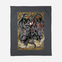 Mighty Red Dragon-none fleece blanket-Guilherme magno de oliveira