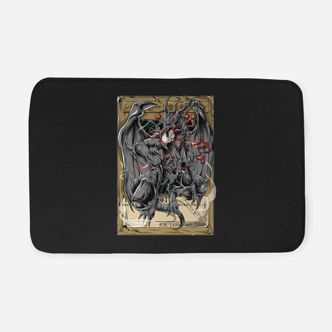 Mighty Red Dragon-none memory foam bath mat-Guilherme magno de oliveira