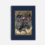 Mighty Red Dragon-none dot grid notebook-Guilherme magno de oliveira