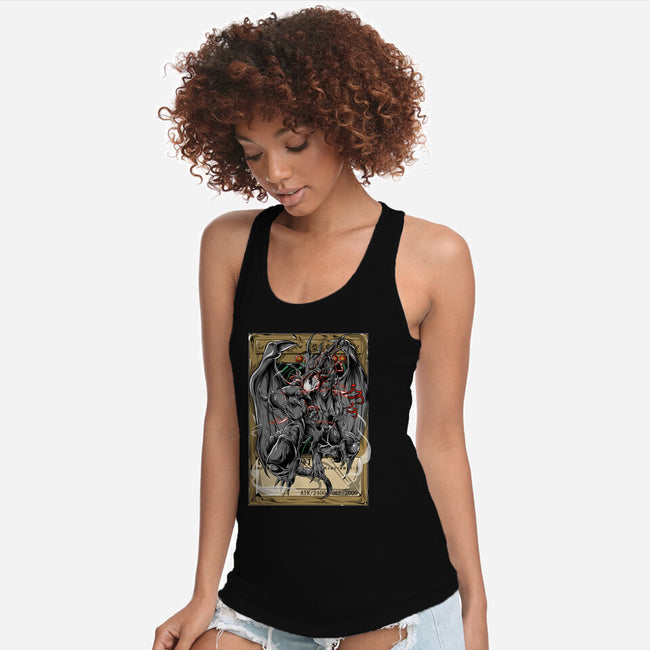 Mighty Red Dragon-womens racerback tank-Guilherme magno de oliveira