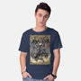 Mighty Red Dragon-mens basic tee-Guilherme magno de oliveira
