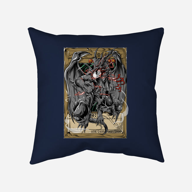 Mighty Red Dragon-none removable cover throw pillow-Guilherme magno de oliveira