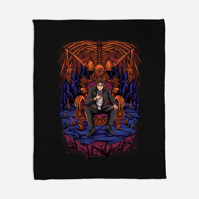 Eren's Throne-none fleece blanket-alanside