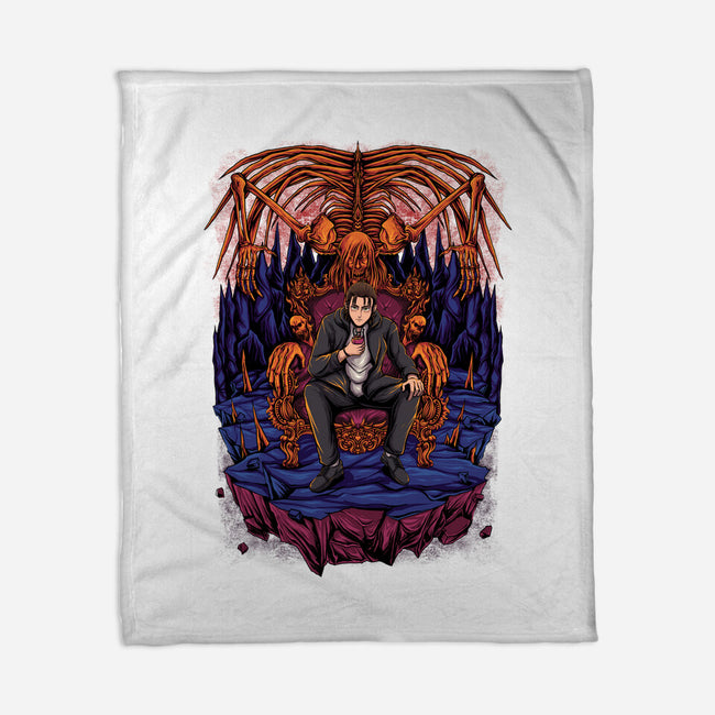 Eren's Throne-none fleece blanket-alanside