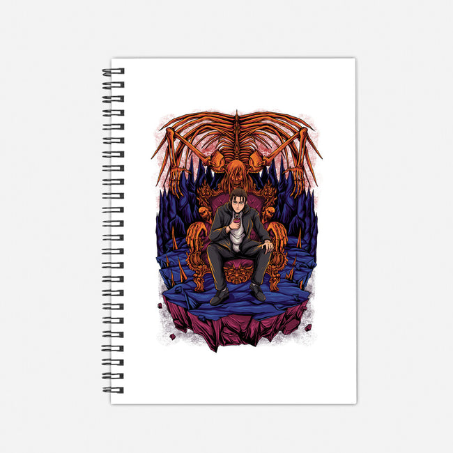 Eren's Throne-none dot grid notebook-alanside