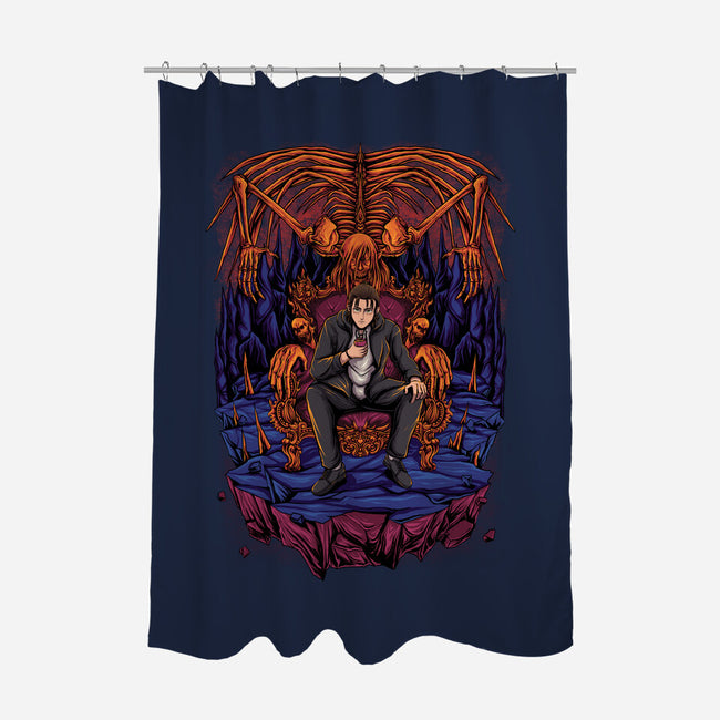 Eren's Throne-none polyester shower curtain-alanside