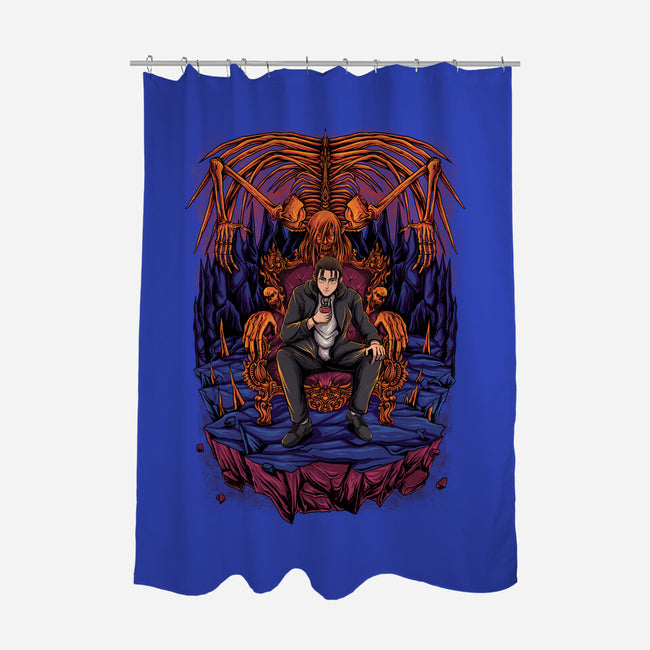 Eren's Throne-none polyester shower curtain-alanside
