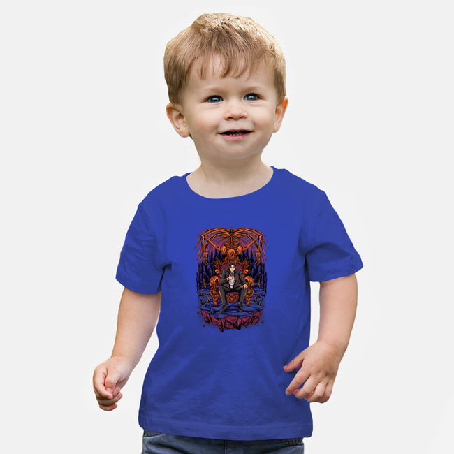 Eren's Throne-baby basic tee-alanside