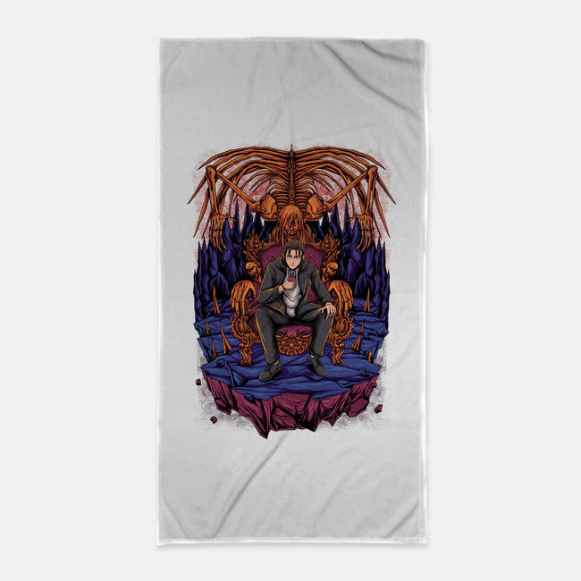 Eren's Throne-none beach towel-alanside