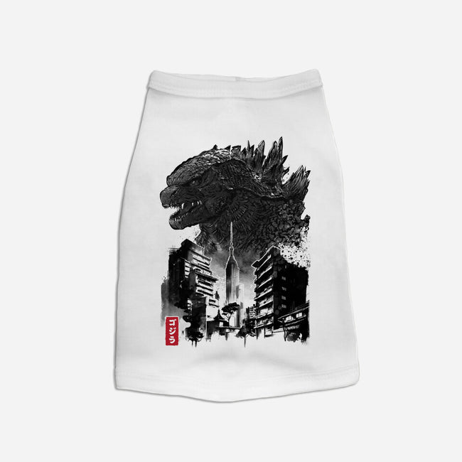 Godzilla Sumi-e-cat basic pet tank-DrMonekers