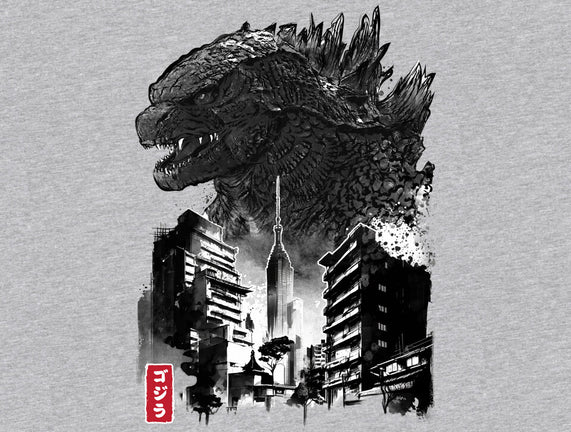 Godzilla Sumi-e