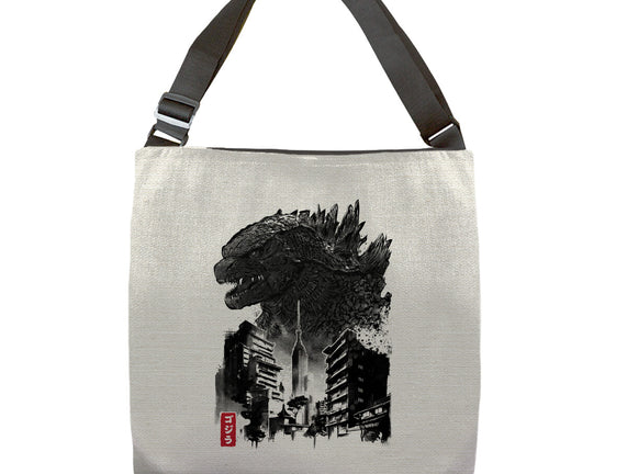 Godzilla Sumi-e