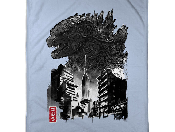 Godzilla Sumi-e